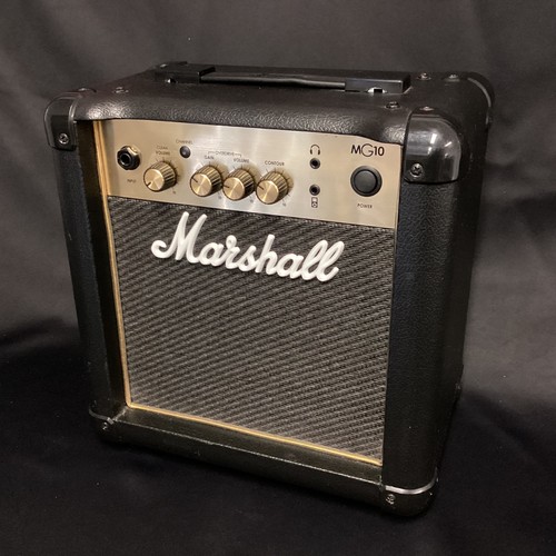 Portable Marshall MG10CF Combo Compact Amplifier 10W Black & Gold (16E) MO#8755 - Picture 3 of 16