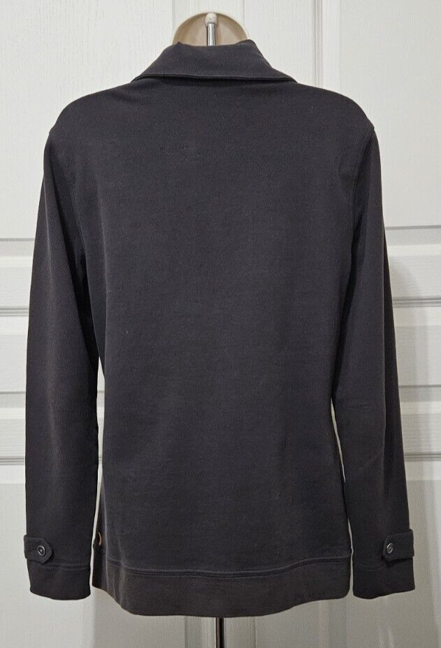 VINTAGE Lucy Gray Button Utility Jacket Petite Sm… - image 2