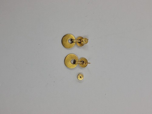 Dean Davidson Brushed Gold Tone Crystal Dangle Drop Earrings - Bild 3 von 6