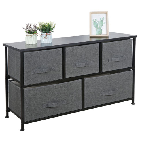 Dresser for Bedroom 4/5/6/8/9 Drawers Fabric Dresser Storage Tower Tall Chest - Picture 48 of 133