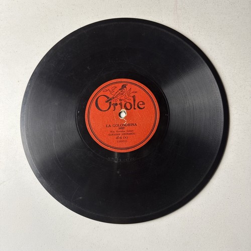 10" 78 RPM-Hawaiian Serenaders-La Golondrina/Ihu Okamoku/Oriole 474 - Picture 2 of 4