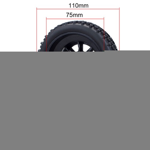ZD RC Wheels and Tires 1/10 12mm Hex Short course Truck For Redcat Traxxas Slash - Picture 6 of 13
