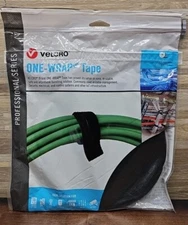 Velcro One-Wrap Tape Roll - Hook and Loop - 25 yards x 1/2 inch - 31090