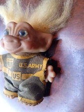 Vintage 1960s Dam TROLL SUPER RARE OUTFIT "U.S.ARMY" OUTFIT" c