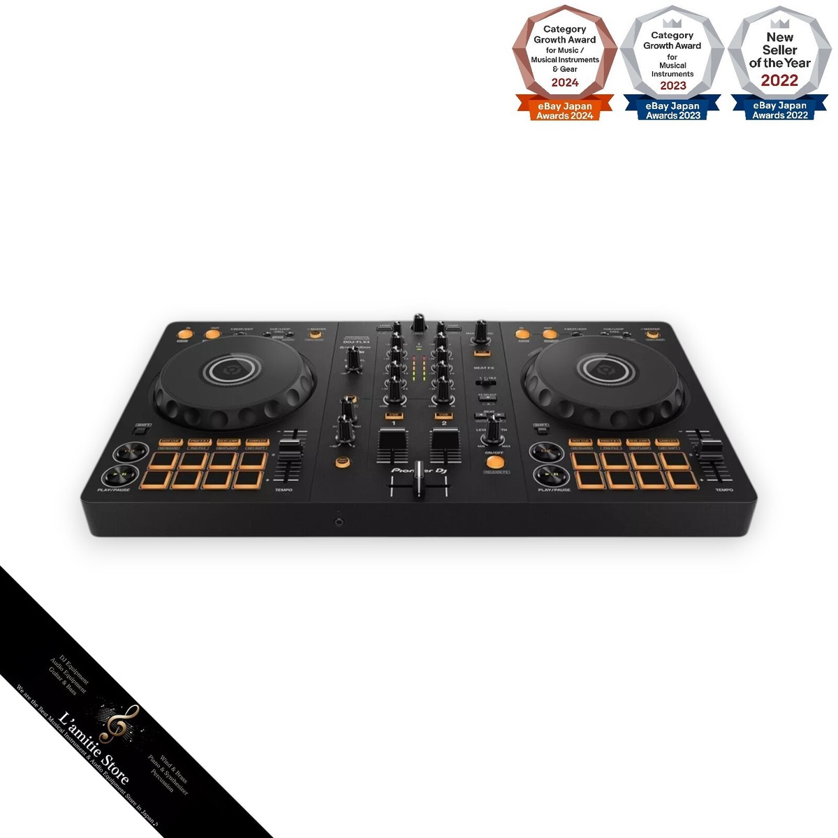 Pioneer DJ DDJ-FLX4 2-Channel DJ Controller Rekordbox Serato Pioneer DJ DDJ-FLX4 2-Channel DJ Controller Rekordbox Serato