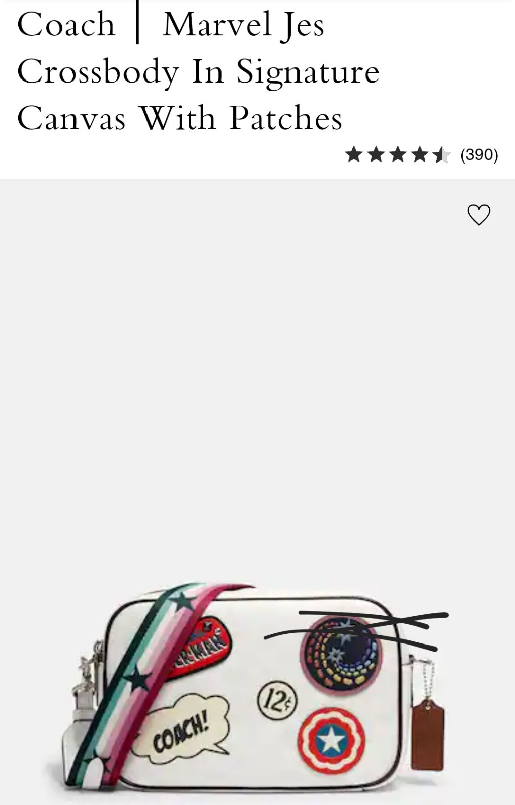 Marvel jes crossbody hot sale
