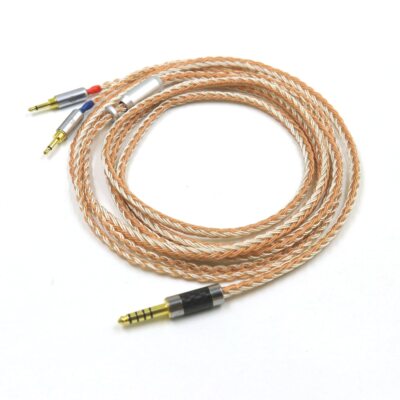 2.5mm/3.5mm/4.4m Headphone Upgrade Cable for Monoprice M1060/M565- Dual 2.5mm TS