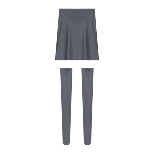 Damen Sexy High Waist Solide Bodycon Mini Club Rock mit Overknee Strümpfen - Bild 59 von 119
