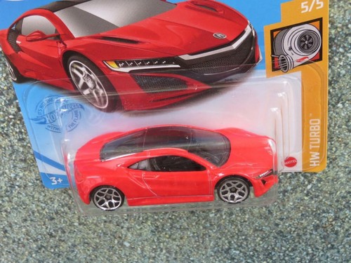 Hot Wheels 2021 #148/250 2017 ACURA NSX red @G - Picture 2 of 2