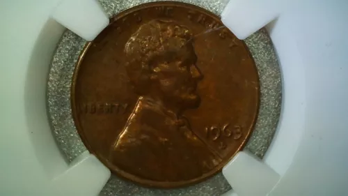1963-D 1C RD Lincoln Cent uncirculated ngc