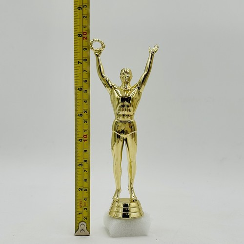 Male Victory Trophy Topper 8” Gold Plastic #805PDU - Picture 6 of 7