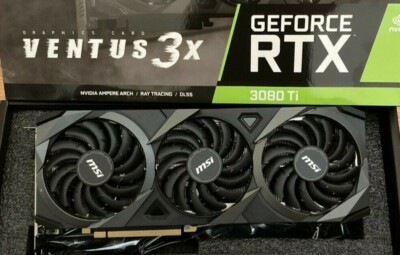 MSI NVIDIA GeForce RTX 3080 Ti VENTUS 3X OC Triple-Fan 12GB GDDR6X
