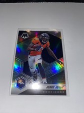 2021 Panini Mosaic Jerry Jeudy Silver Prizm #68 Denver Broncos
