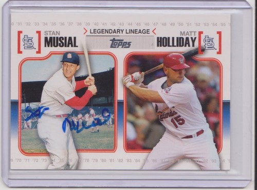 YOU PICK - Stan Musial Signed Card - AUTOGRAPHED AUTO COA CARDINALS STAR HOF 712 - Picture 4 of 8