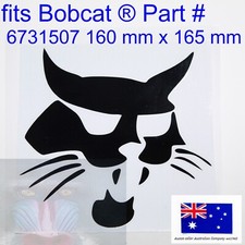 for Bobcat RHS 6731507 Black Decal Head Sticker Logo T140 T180 T190 T200 T250
