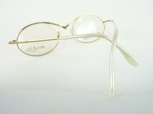Gafas de mujer atemporales montura metálica montura de alta calidad lentes ovaladas coloridas talla M - Imagen 3 de 5
