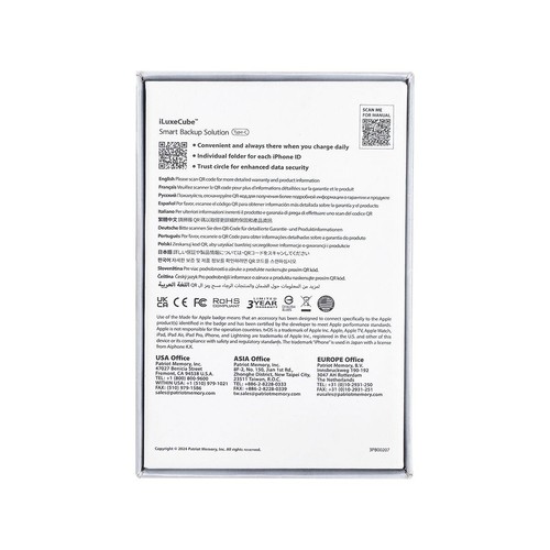 Patriot iLuxe 128G 256G 512G 1TB USB 3.2 Type-C Auto Backup Photo Apple MFi Cert - Afbeelding 33 van 33