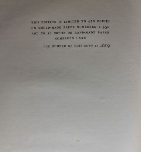 1929 1st Edtn Ltd Edtn 354/450 Vellum THE APOCRYPHA By Anon Illus. Blair Hughes - Picture 3 of 12