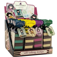 GORJUSS SANTORO SET OF 4 STAMPS IN BOX GIFT VARIOUS DESIGNS