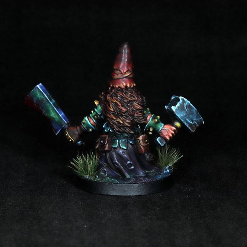 painted massive darkness dwarf rogue miniature warrior fighter ranger DnD scout - Picture 8 of 10