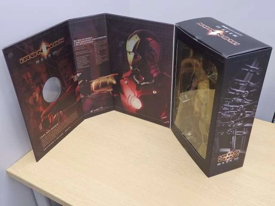 Figura de acción Hot Toys MMS75 Iron Man Mark III 3 Tony Stark Marvel nueva rara JP Foto 3 de 4