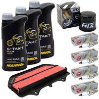 Wartung ÖL FüR Suzuki GSX-R 600 750 2011-18 Set 3L Luftfilter ÖLfilter ZüNdkerze