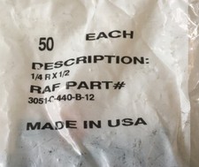 Crimp On Fem. Threaded Rd. Standoffs 4-40 Thread 1/2” Long .135 Swage L (50 PCs)