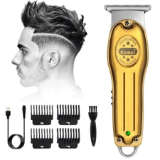 Professional Hair Clippers Cordless Trimmer Kit Men Cutting Machine Barber Salon
