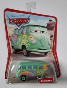 Disney Pixar Cars Prima Serie Desert Fillmore Mattel RARO Errore 1l 1 55 Maclama