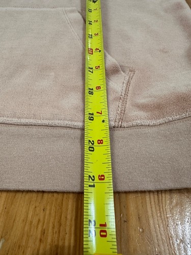J.Crew Women Hoodie Sweatshirt Fleece Orange Cotton blend size S - Picture 5 of 14