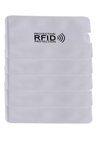 5/10 RFID Kartenhülle Wallet Blocking Schutz Debit Kredit Kontaktlos - Bild 10 von 11
