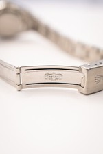 Rolex Ladies 26 Oyster Perpetual Custom Silver Diamond Dial Ref. 67180 2