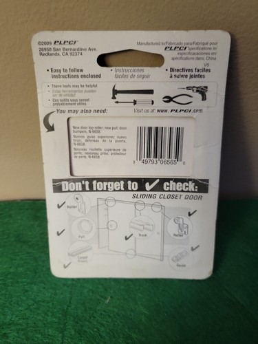 Prime Line N 6565 Door Guide, 1-7/16" x 3/4" Sliding Closet Door New In Box - Picture 7 of 7