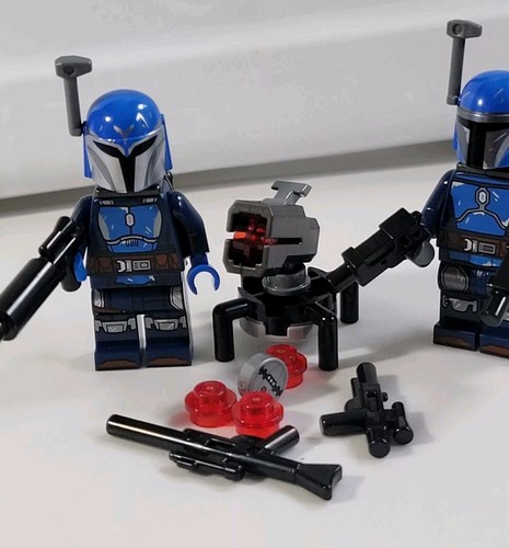 LEGO Star Wars Mandalorian Warriors Minifigures + Extras! Lot of x2 From 75373 - Picture 3 of 8
