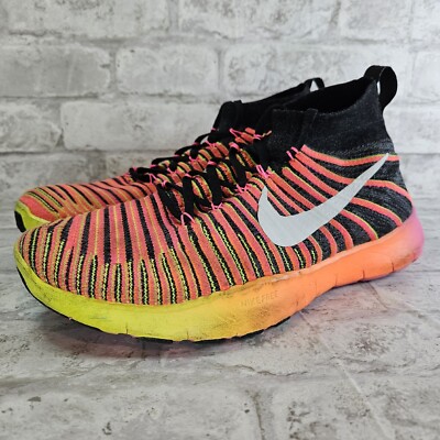 Nike Free Train Force Flyknit Orange Running Shoes 833275 Nike Free Train Force Flyknit Orange Running Shoes 833275