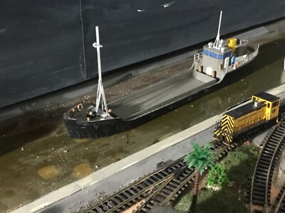 N Scale Waterline Coastal Freigher Cargo Ship Bulk Carrier Kit 3-d Unpainted