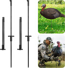 4 Pcs Turkey Decoys Hunting Stake-Lightweight Turkey Decoys Collapsible Stakes