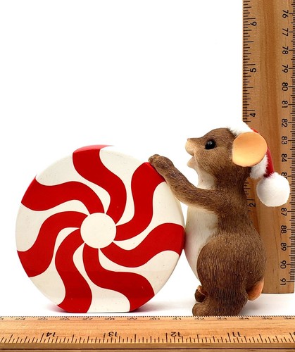 CHARMING TAILS It's Christmas Time Figura Esclusiva Acorn Club - Fitz & Floyd - Foto 17 di 22