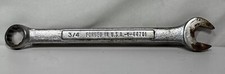 Vintage Craftsman 3/4'' SAE 12-Point Combination Wrench -V- 44701 FORGED USA V