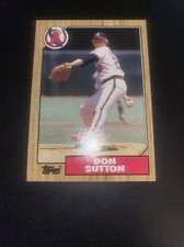 1987 Topps Don Sutton Baseball Card #673 California Angels