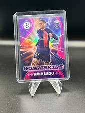 2023-24 Topps Chrome UEFA Bradley Barcola Rookie Wonderkids #WK-9