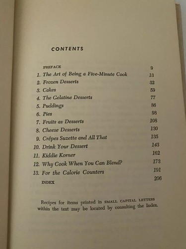 The Five-Minute Desert Cookbook By a Non-cook For Non-cooks 1961 - Imagen 7 de 11