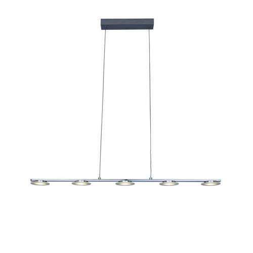 LED Sala da Pranzo Luce a Sospensione Tavolo Plafoniera Cromo Lampada - Bild 1 von 3