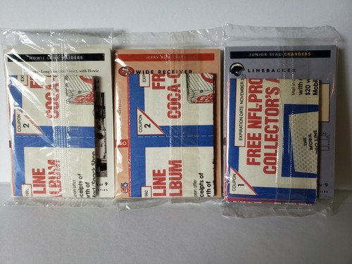 1992 NFL Pro Line Profiles Howie Long, Jerry Rice, Junior Seau Un Open Packs - Picture 2 of 11