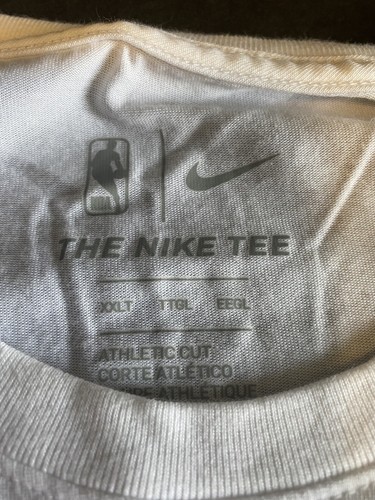 Toronto Raptors NBA Nike Dri-Fit Long Sleeve Shirt White Logo Size 2XLT XXLT - Picture 4 of 4