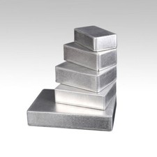 DIY Black Aluminum Project Box Enclosure Case Electronic Large Big IP54 Silver