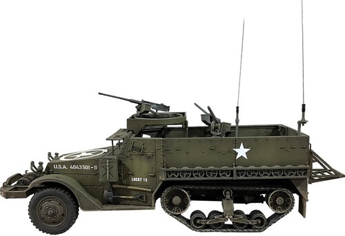 M3A HALF TRACK U.S. WWII William Britains 25092 MINT IN BOX - Picture 5 of 5