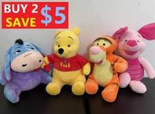 Winnie The Pooh & Friends Tigger Eeyore Piglet Plush Doll Soft Bear Stuffed Toy