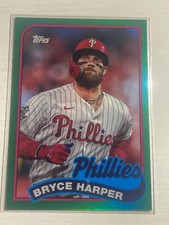 2023 Topps Archives Double Headers Green Foil /99 Bryce Harper Mike Schmidt