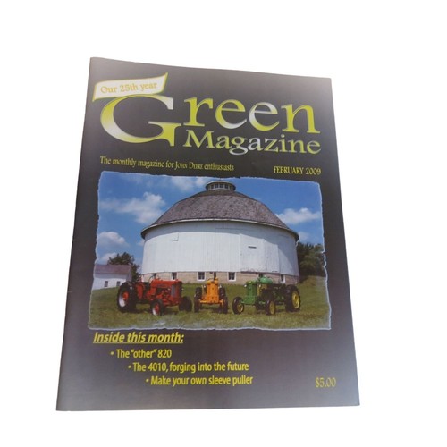 Green Magazine John Deere enthusiast Feb 2009 Tractors Agriculture Country Farm - Picture 1 of 7